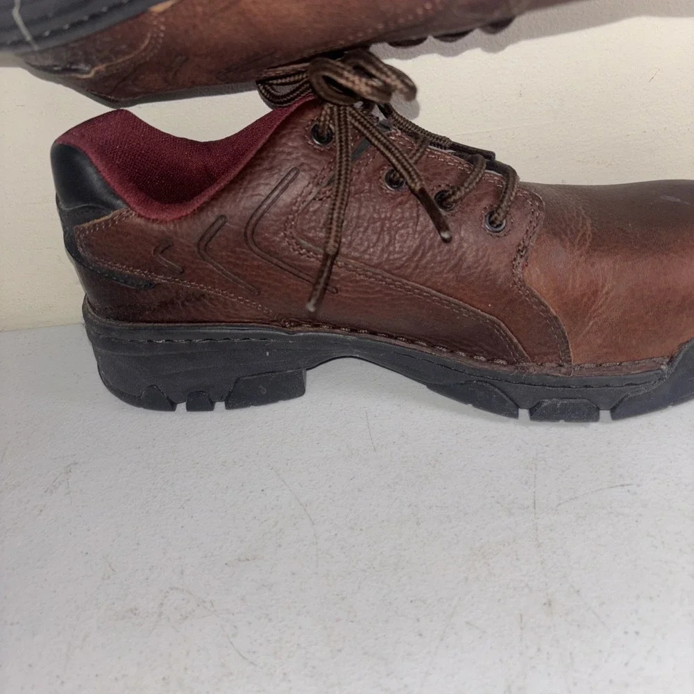 Wolverine Men's Leather Falcon Oxford Steel Toe PeakAG Work Shoes‎ W02372 Sz 10M